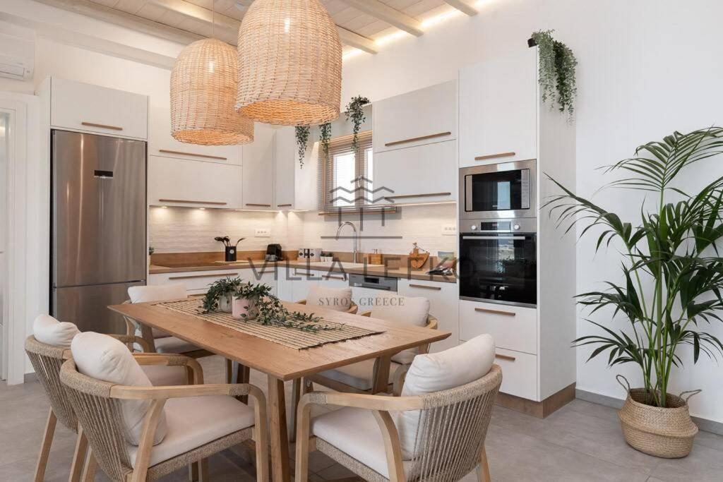 Villa Lefko Megas Gialos - Nites Ngoại thất bức ảnh
