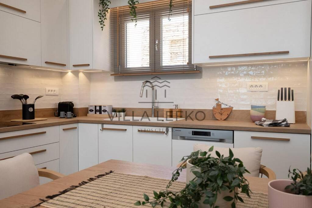Villa Lefko Megas Gialos - Nites Ngoại thất bức ảnh