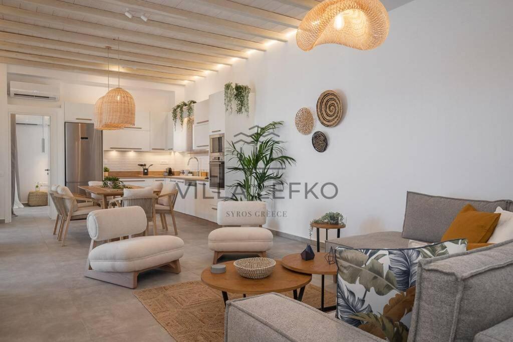 Villa Lefko Megas Gialos - Nites Ngoại thất bức ảnh