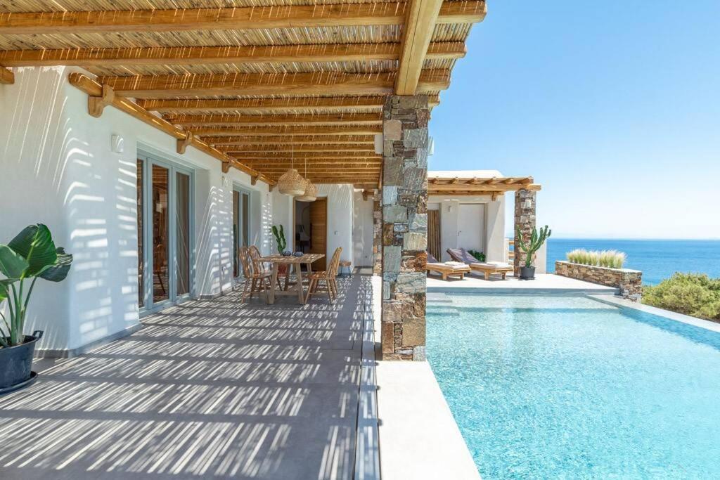 Villa Lefko Megas Gialos - Nites Ngoại thất bức ảnh