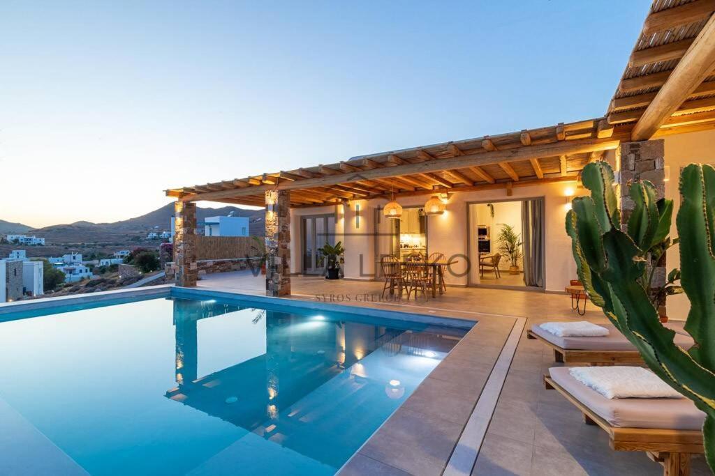 Villa Lefko Megas Gialos - Nites Ngoại thất bức ảnh