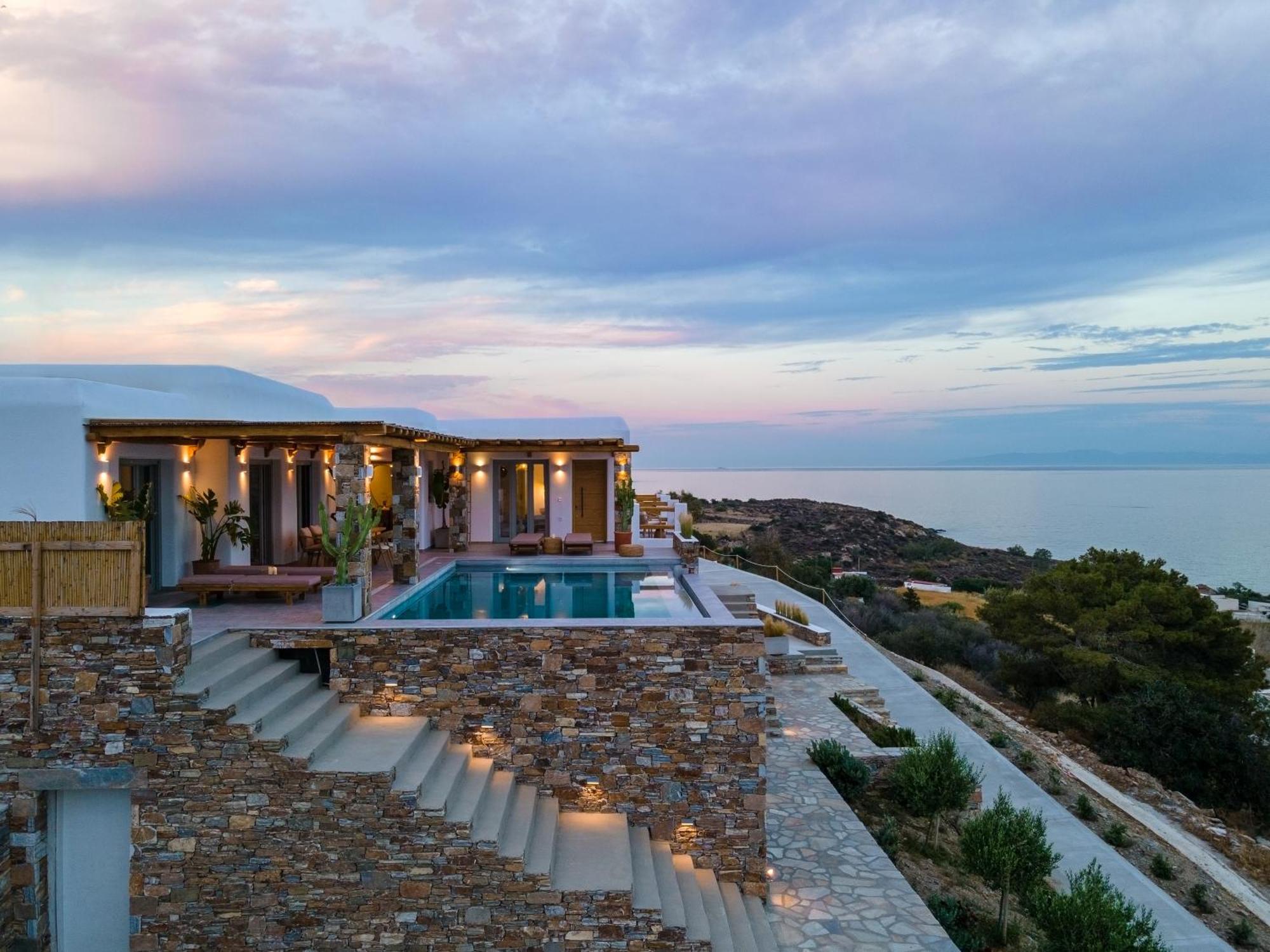 Villa Lefko Megas Gialos - Nites Ngoại thất bức ảnh