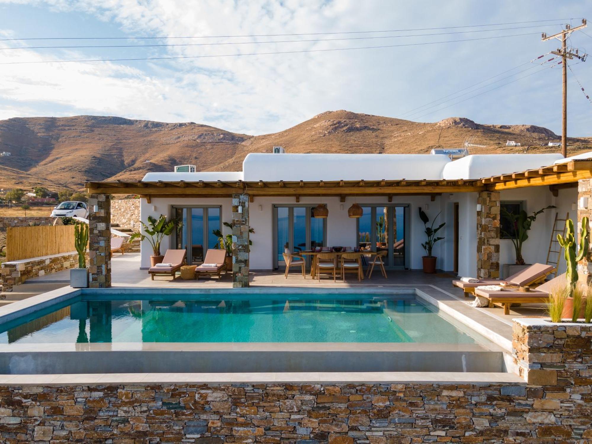 Villa Lefko Megas Gialos - Nites Ngoại thất bức ảnh